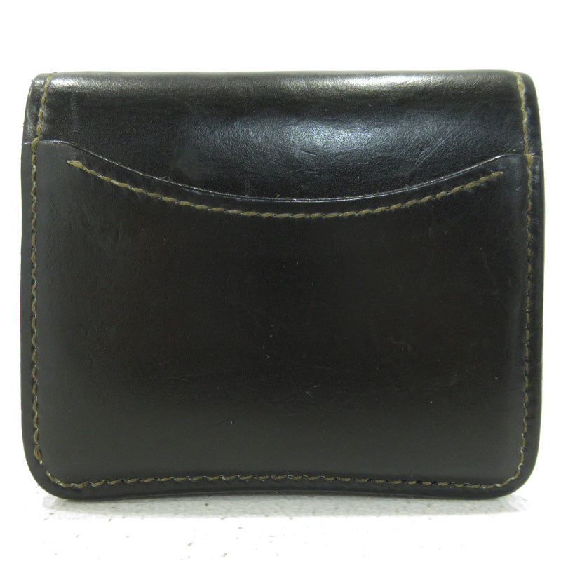 WILDSWANS | ワイルドスワンズ ウォレット 二つ折り財布 ブラック×ブラウン【三重本店】