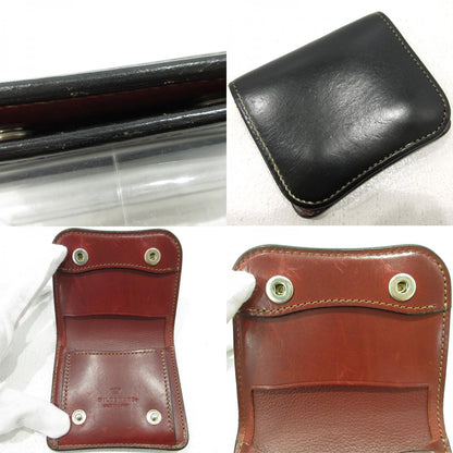 WILDSWANS | ワイルドスワンズ ウォレット 二つ折り財布 ブラック×ブラウン【三重本店】