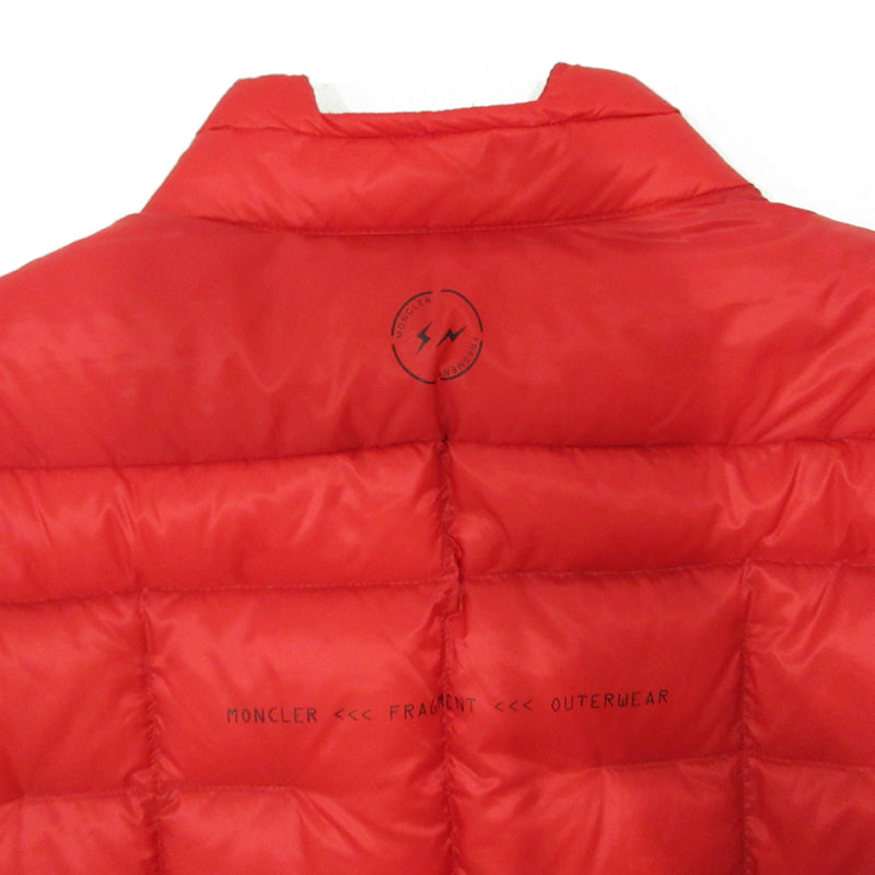 MONCLER | モンクレール × Fragment design フラグメント デザイン HOTZ GIUBBOTTO ダウンジャケット ダウンジャケット D209U4134500 53858 レッド サイズ：1【三重本店】