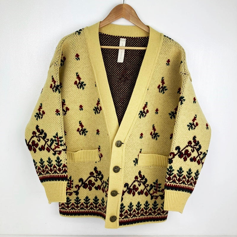 SHINYA KOZUKA | シンヤコズカ MASSIVE CARDIGAN カーディガン 2202SK55 ベージュ【イオン広店】