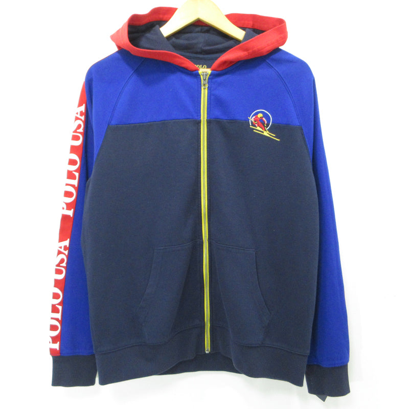RALPH LAUREN | ラルフローレン ジップアップ パーカー ネイビーブルー サイズ：XL【三重本店】