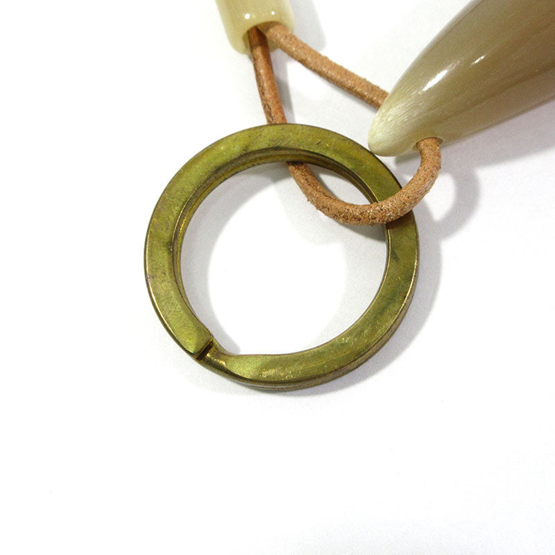 Aeta | アエタ "HORN COLLECTION" KEY CHARM / バッグチャーム キーホルダー SG01 BEIGE【三重本店】