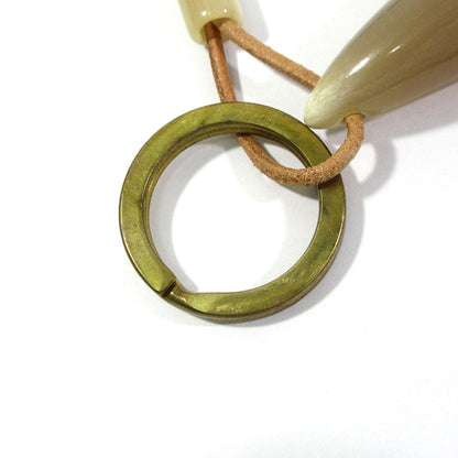 Aeta | アエタ "HORN COLLECTION" KEY CHARM / バッグチャーム キーホルダー SG01 BEIGE【三重本店】