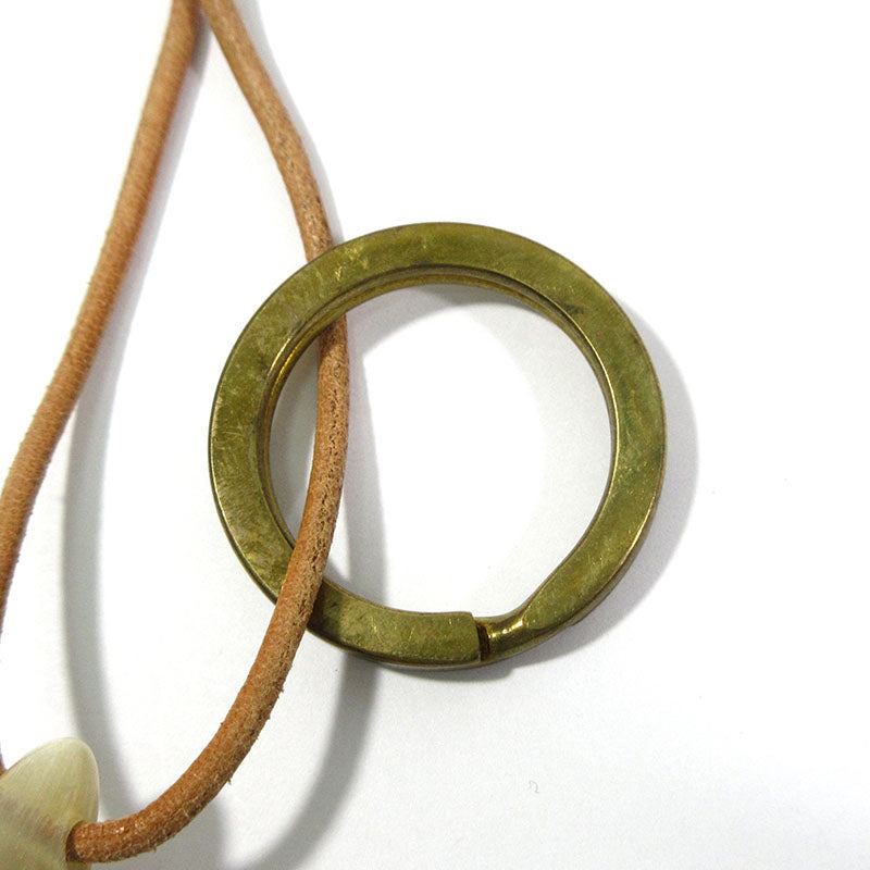 Aeta | アエタ "HORN COLLECTION" KEY CHARM / バッグチャーム キーホルダー SG01 BEIGE【三重本店】
