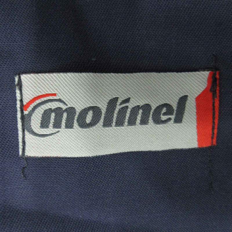 OLD | オールド MOLINEL | モリネル ロゴプリント オーバーオール ネイビー サイズ：42【三重本店】