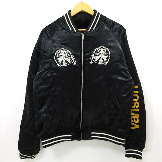 VANSON | バンソン リバーシブルスカジャン スーベニアジャケット GY70 22-011-300-9000-3-0 ブラック サイズ：M【三重本店】