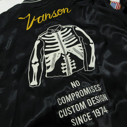 VANSON | バンソン リバーシブルスカジャン スーベニアジャケット GY70 22-011-300-9000-3-0 ブラック サイズ：M【三重本店】