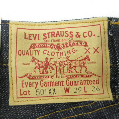 Levi's VintageClothing | リーバイスヴィンテージクロージング LVC デニムパンツ ボタンフライ Lot. 501XX 1947Model ボタン裏：555 デニムパンツ 47501-0117 ネイビーブルー サイズ：29【三重本店】