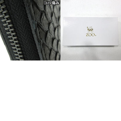 ZOO | ズー 6ｍUP PYTHON パイソン 長財布 ZLW-110 ブラック【三重本店】