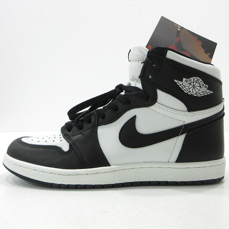 NIKE | ナイキ AIR JORDAN 1 HIGH 85 エアジョーダン1 ハイ 85 スニーカー BQ4422-001 ブラック×ホワイト 27.5cm【三重本店】