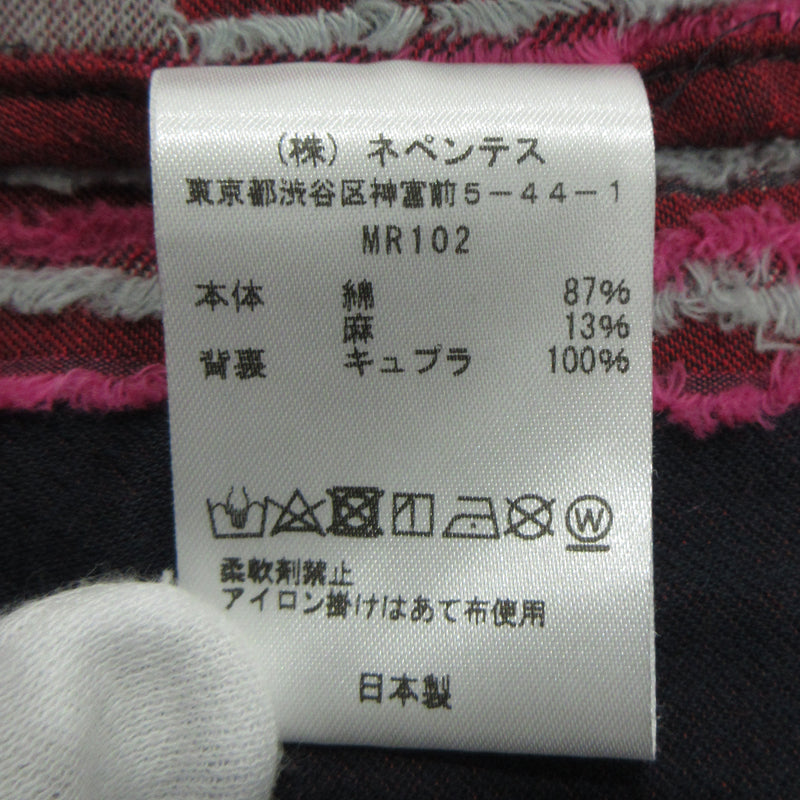 Needles | ニードルス One-Up Shirt - C/L Kimono Jq S/S 半袖シャツ 半袖シャツ MR102 レッドなど サイズ：S【三重本店】