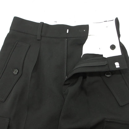 J.W.Anderson | ジェイダブリュアンダーソン ダブルヘムカーゴトラウザーズ カーゴパンツ カーゴパンツ ブラック サイズ：2【三重本店】
