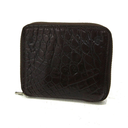 MULBERRY | マルベリー ラウンドファスナー財布 二つ折り財布 ブラウン ブラウン【三重本店】
