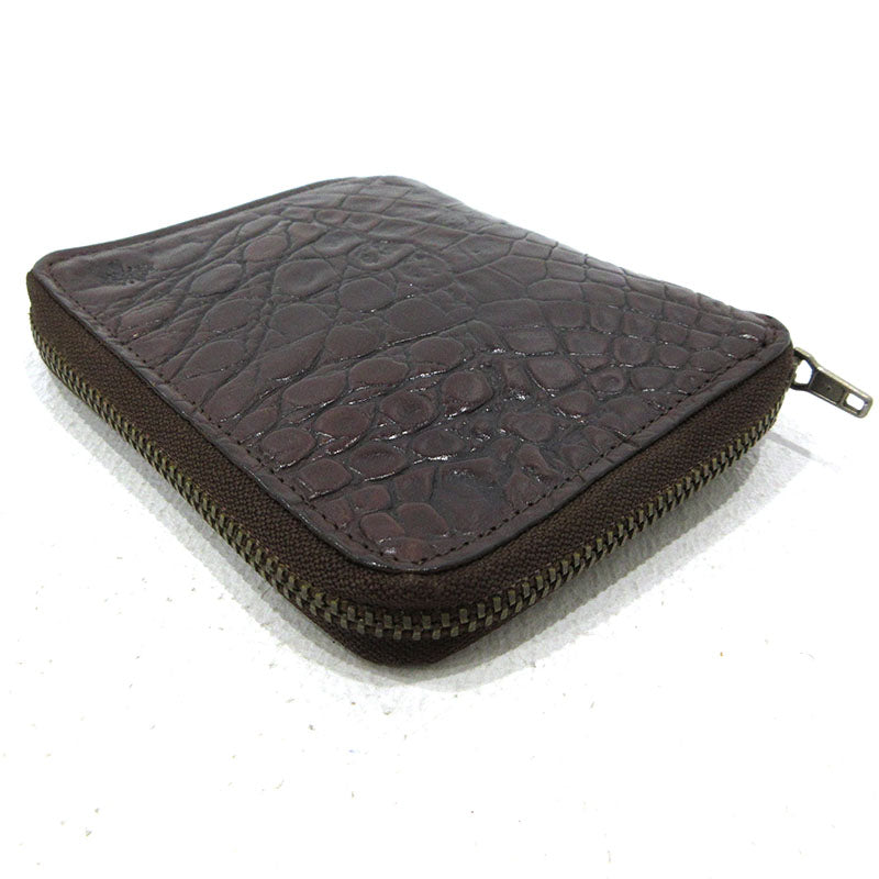 MULBERRY | マルベリー ラウンドファスナー財布 二つ折り財布 ブラウン ブラウン【三重本店】