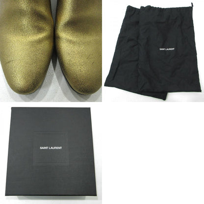 SAINT LAURENT | サンローラン ブーツ 316237 ゴールド 21cm【三重本店】