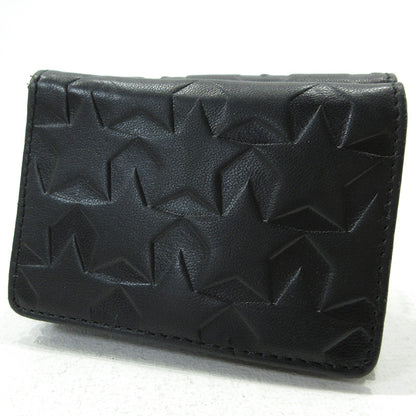 Hashibami | ハシバミ STAR MINI PASSCASE ミニウォレット 三つ折り財布 ブラック【三重本店】