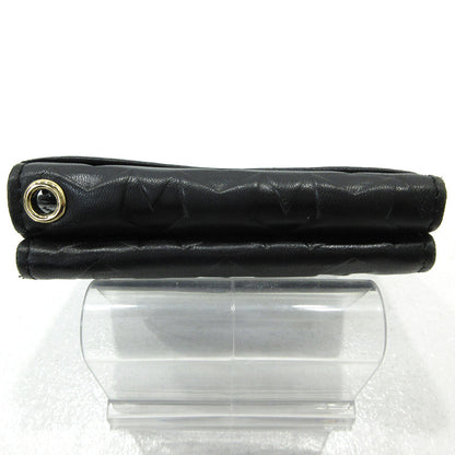 Hashibami | ハシバミ STAR MINI PASSCASE ミニウォレット 三つ折り財布 ブラック【三重本店】