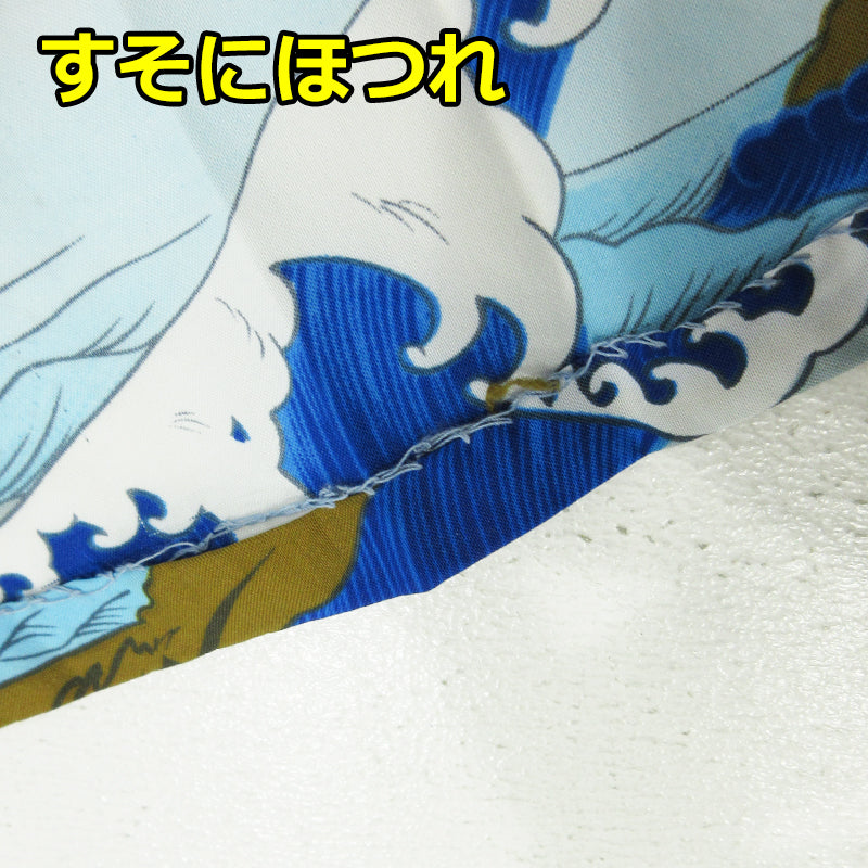 OLD | オールド WAIKIKI WEAR | ワイキキ・ウェア BY MILDRED'S OF HAWAII アロハシャツ 浮世絵 和柄 半袖シャツ ブルー【三重本店】