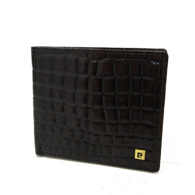 Pierre Cardin | ピエールカルダン 二つ折り財布 札入れ カードケース カード入れ 二つ折り財布 ブラウン【三重本店】