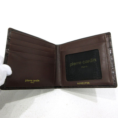 Pierre Cardin | ピエールカルダン 二つ折り財布 札入れ カードケース カード入れ 二つ折り財布 ブラウン【三重本店】