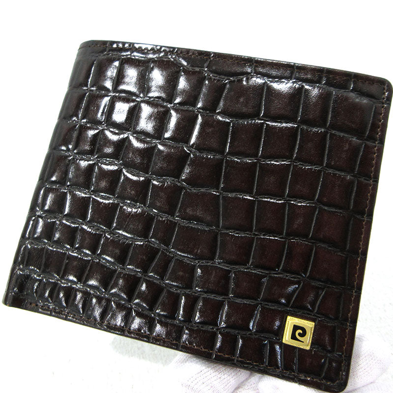 Pierre Cardin | ピエールカルダン 二つ折り財布 札入れ カードケース カード入れ 二つ折り財布 ブラウン【三重本店】