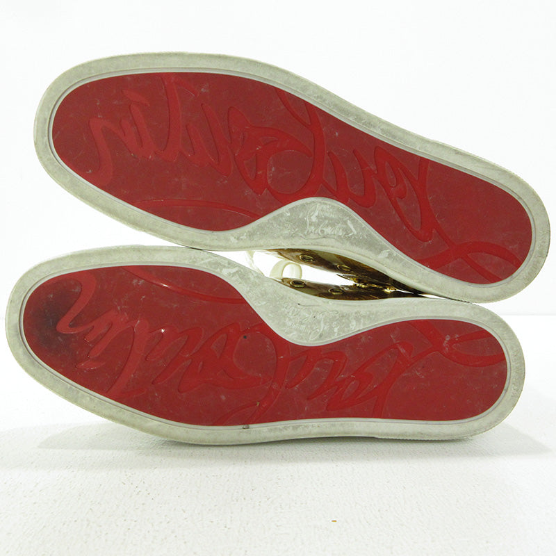 Christian Louboutin | クリスチャンルブタン LOUIS ORLATO FLAT RUBAN スニーカー ゴールド【三重本店】