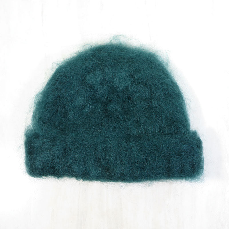 HIKARU NOGUCHI | ヒカルノグチ SA FLUFFY MOHAIR HAT フラッフィー モヘア ハット ハット シーグリーン【三重本店】