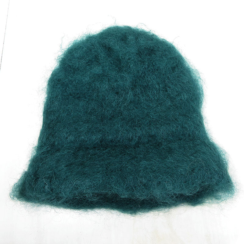 HIKARU NOGUCHI | ヒカルノグチ SA FLUFFY MOHAIR HAT フラッフィー モヘア ハット ハット シーグリーン【三重本店】