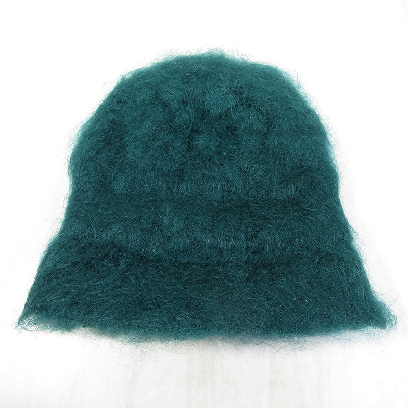 HIKARU NOGUCHI | ヒカルノグチ SA FLUFFY MOHAIR HAT フラッフィー モヘア ハット ハット シーグリーン【三重本店】