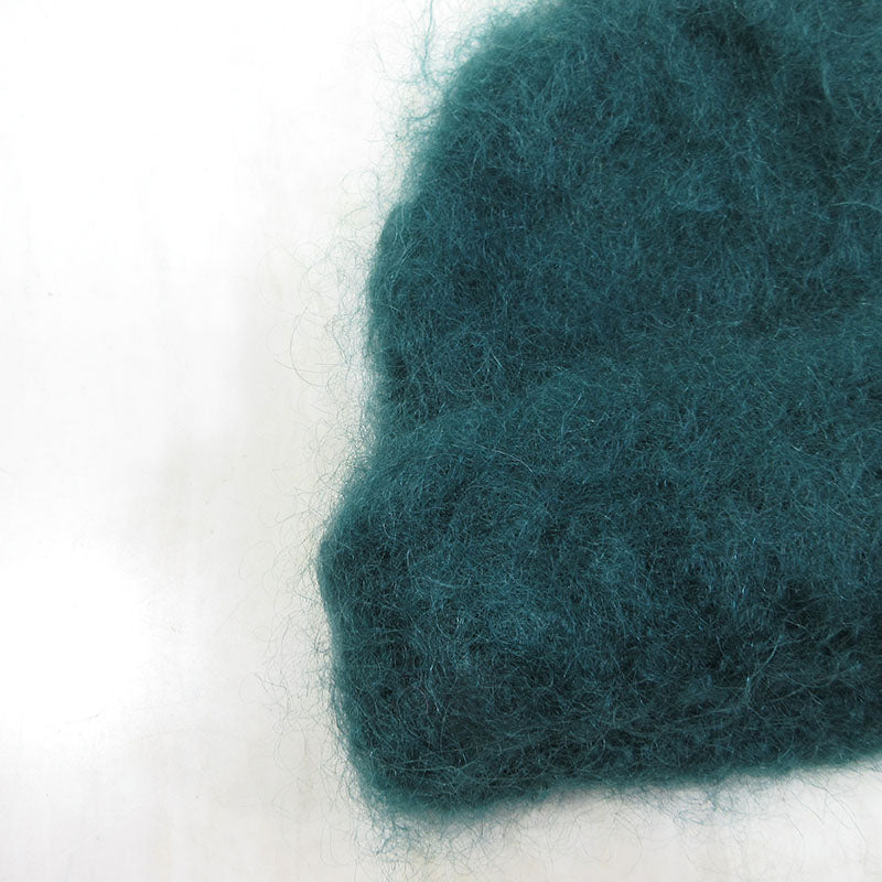 HIKARU NOGUCHI | ヒカルノグチ SA FLUFFY MOHAIR HAT フラッフィー モヘア ハット ハット シーグリーン【三重本店】