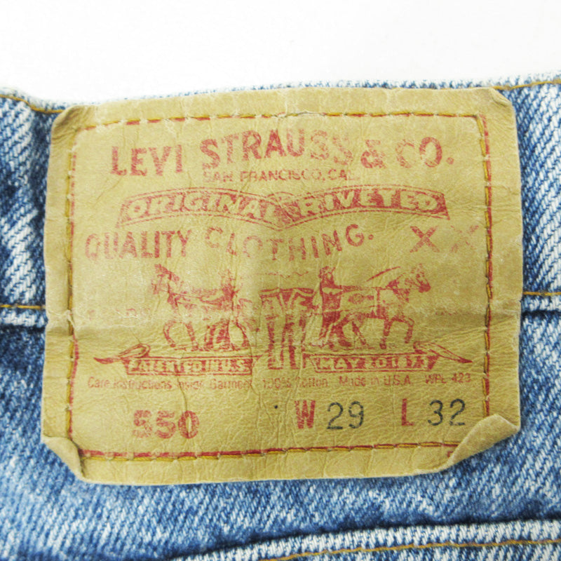 Levi's | リーバイス 550 USA製 ジップフライ デニムパンツ 7849B 01 ブルー サイズ：29【三重本店】
