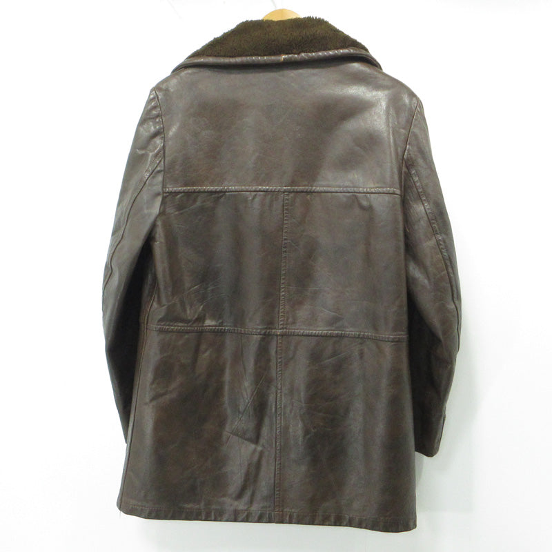 OLD | オールド LAKELAND｜レイクランド 70s ボアレザーコート レザージャケット レザー ブラウン サイズ：38【三重本店】