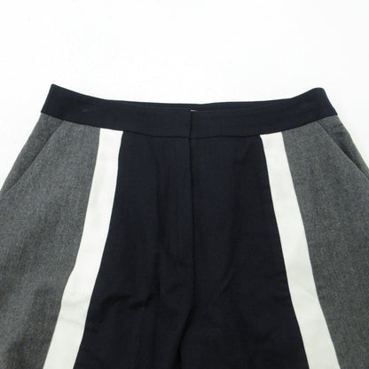 KENZO | ケンゾー F962PA1905AW Flannel Colorblock Cropped Slim Pant その他ボトムス ネイビー×グレー サイズ：34【三重本店】