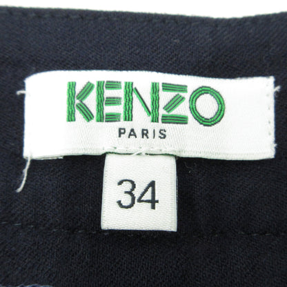 KENZO | ケンゾー F962PA1905AW Flannel Colorblock Cropped Slim Pant その他ボトムス ネイビー×グレー サイズ：34【三重本店】