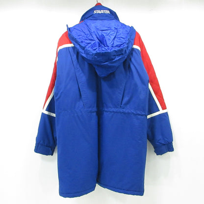 STARTER | スターター X NFL GIANTS 90s アメフト 中綿ジャケット ベンチコート 中綿ジャケット ブルー サイズ：L【三重本店】