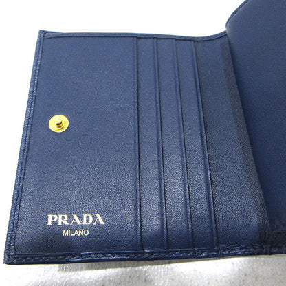 PRADA | プラダ ヴィッテロムーヴ 二つ折り財布 1MV204 ブルー【三重本店】