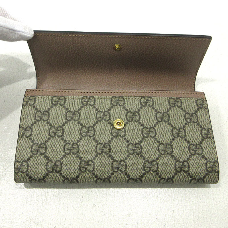 GUCCI | グッチ オフディアGGコンチネンタルウォレット 長財布 456116 ベージュ系【三重本店】