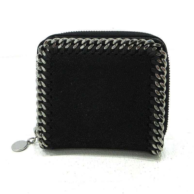 Stella McCartney | ステラマッカートニー ファラベラシャギーディア 二つ折り財布 581236 W9132 ブラック【三重本店】