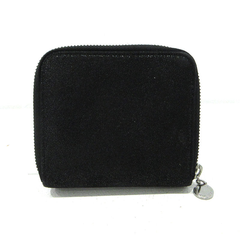 Stella McCartney | ステラマッカートニー ファラベラシャギーディア 二つ折り財布 581236 W9132 ブラック【三重本店】