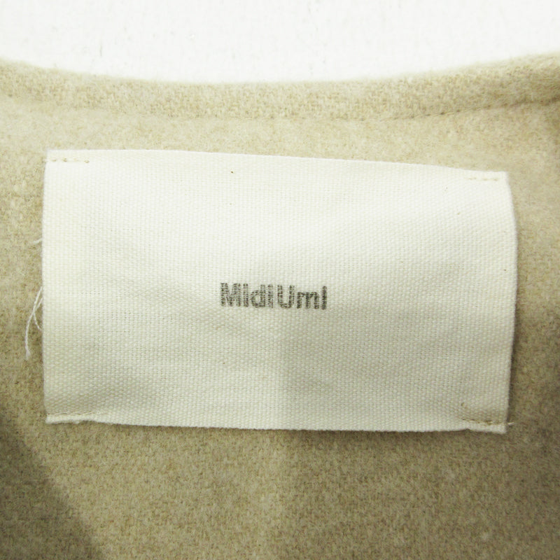 MidiUmi | ミディウミ ノーカラーショートジャケット その他アウター ベージュ サイズ：不明【三重本店】