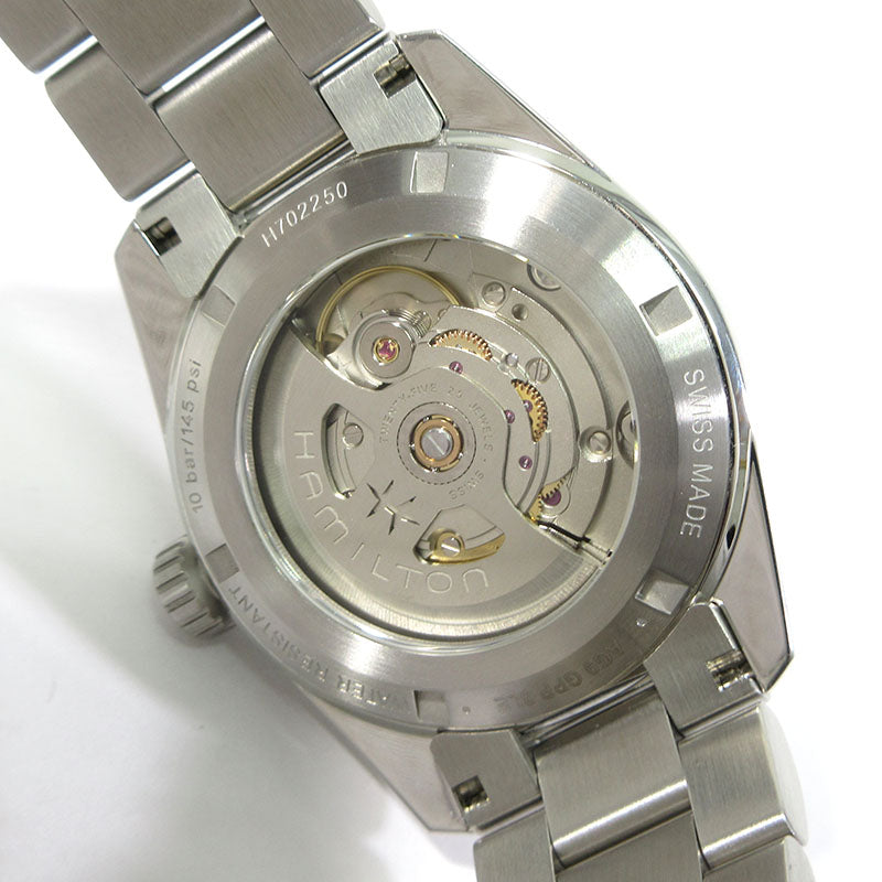HAMILTON | ハミルトン Khaki Field Expedition Auto 純正メタルバンド交換品 腕時計 H70225510 アナログ表示 自動巻き(手巻付き) ホワイト×シルバー【三重本店】