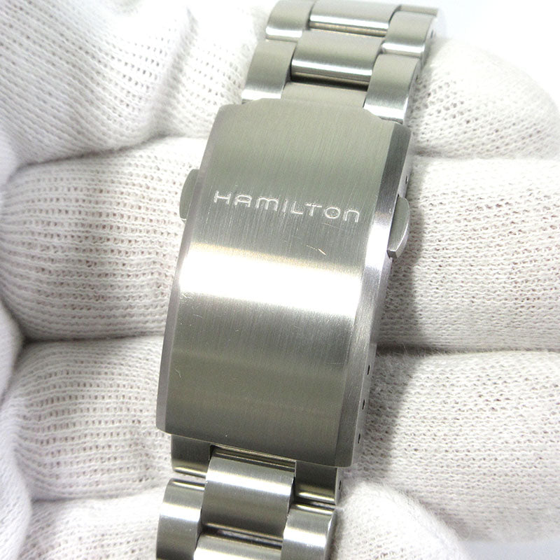 HAMILTON | ハミルトン Khaki Field Expedition Auto 純正メタルバンド交換品 腕時計 H70225510 アナログ表示 自動巻き(手巻付き) ホワイト×シルバー【三重本店】