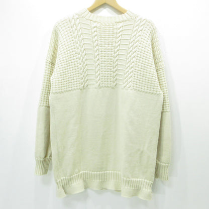 Maison Margiela | メゾンマルジェラ CABLE KNIT WOOL SWEATER ウールセーター ニット S30GP0336 ホワイト 生成り サイズ：M【三重本店】