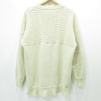 Maison Margiela | メゾンマルジェラ CABLE KNIT WOOL SWEATER ウールセーター ニット S30GP0336 ホワイト 生成り サイズ：M【三重本店】