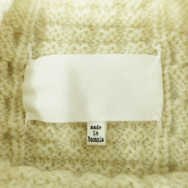 Maison Margiela | メゾンマルジェラ CABLE KNIT WOOL SWEATER ウールセーター ニット S30GP0336 ホワイト 生成り サイズ：M【三重本店】