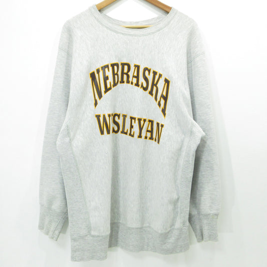 Champion | チャンピオン REVERSE WEAVE 'NEBRASKA WESLEYAN' カレッジスウェット スウェット グレー サイズ：XXL【三重本店】