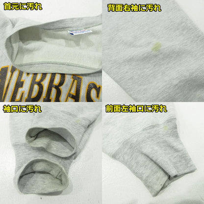 Champion | チャンピオン REVERSE WEAVE 'NEBRASKA WESLEYAN' カレッジスウェット スウェット グレー サイズ：XXL【三重本店】
