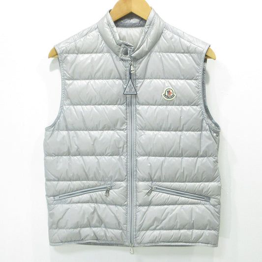 MONCLER | モンクレール GUI ダウンベスト I20911A10700 グレー シルバー サイズ：1【三重本店】