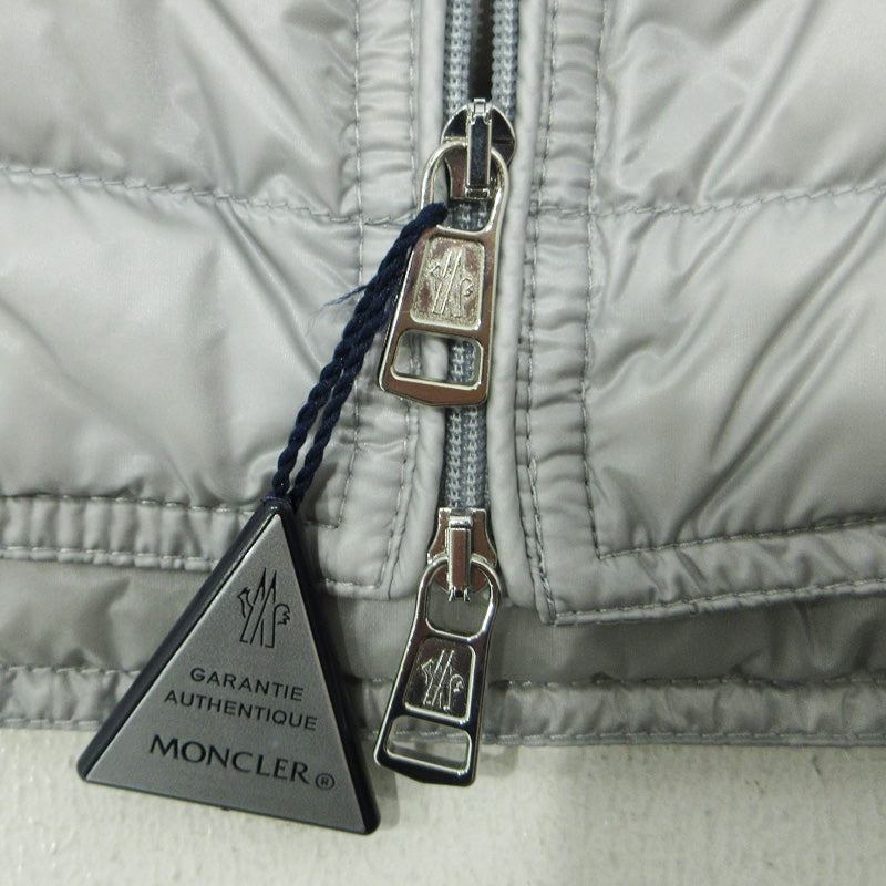 MONCLER | モンクレール GUI ダウンベスト I20911A10700 グレー シルバー サイズ：1【三重本店】