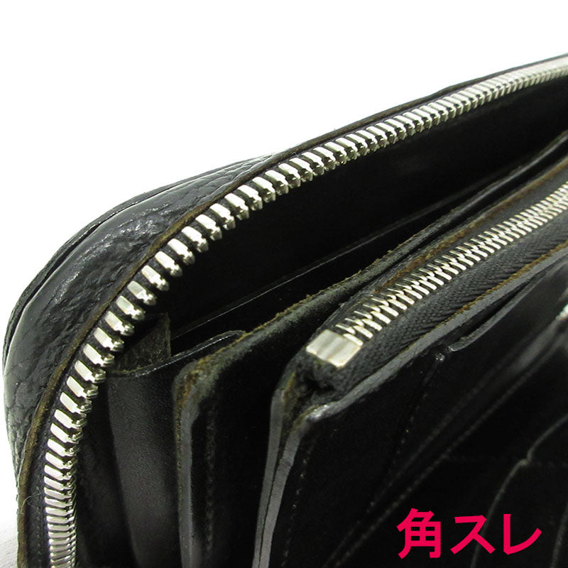 ALZUNI | アルズニ ラウンドファスナー 長財布 ブラック【三重本店】